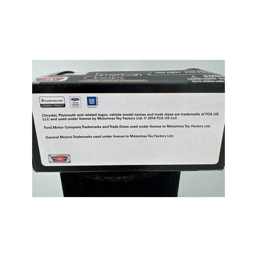 1955 Chevy 5100 Stepside Pickup 1:43 Scale Diecast Motor Max American Classics